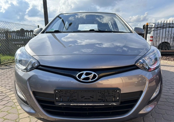 Hyundai i20 cena 24900 przebieg: 71093, rok produkcji 2013 z Bojanowo małe 154